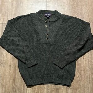 Liberty Men's Olive Green Crewneck Sweater Size XXL